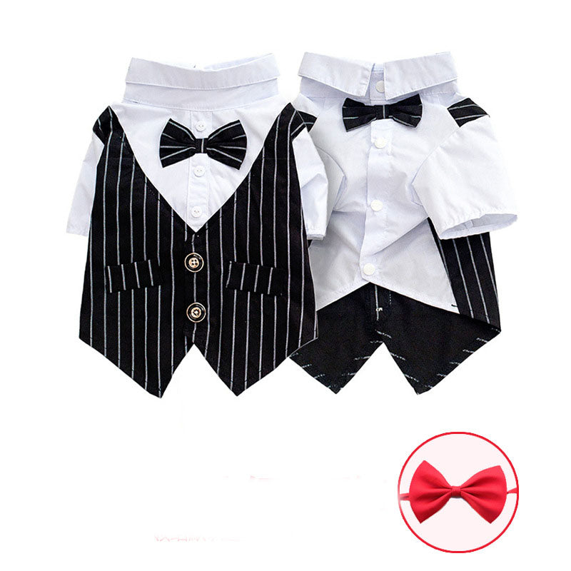 Fashion Simple Pet Dog Suit Shirt