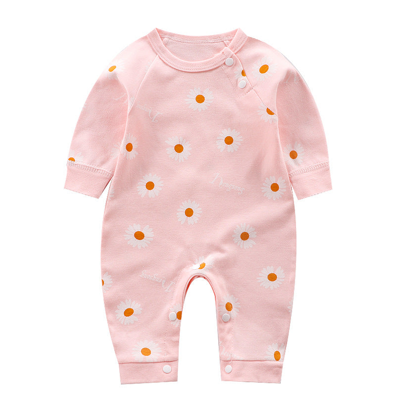 Baby Romper Long Sleeve Cartoon Printing Spring Autumn