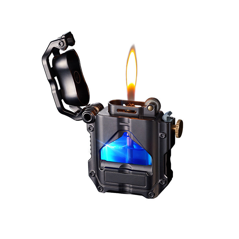Kerosene Lighter Transparent Metal Personality