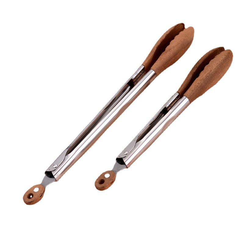 BBQ Clamp Buffet Barbecue Stainless Steel Food Tong