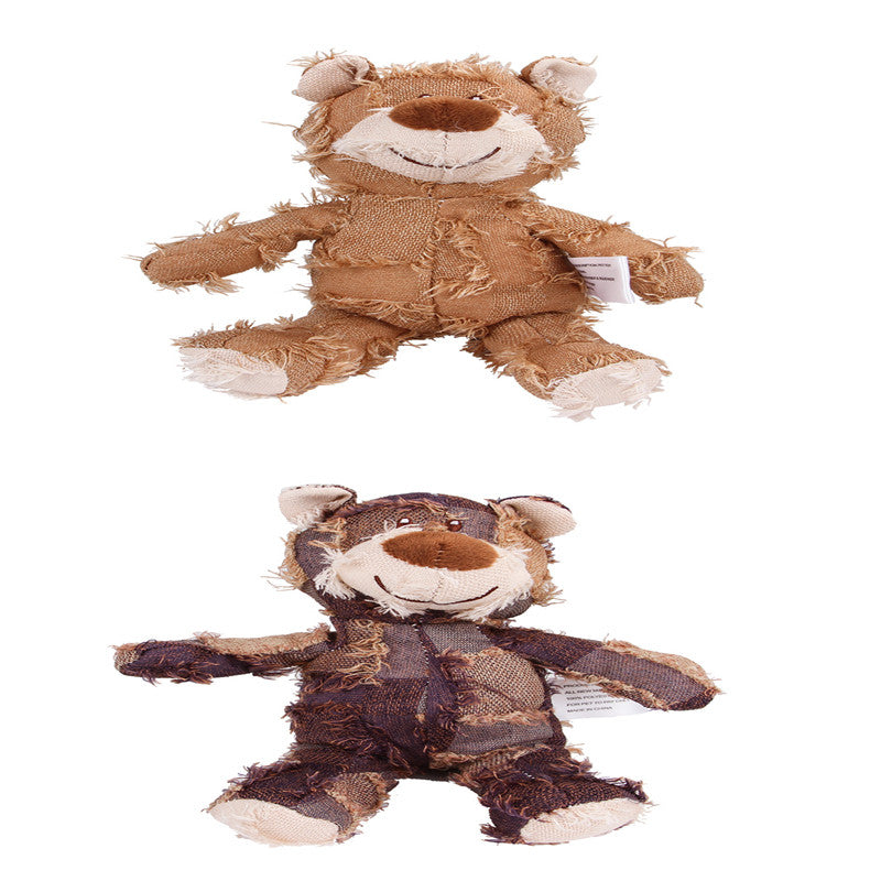 Molar Sound Plush Tooth Cleaning Dog Toy