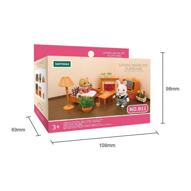 Miniature Model Kitchen Scene Play House Toy