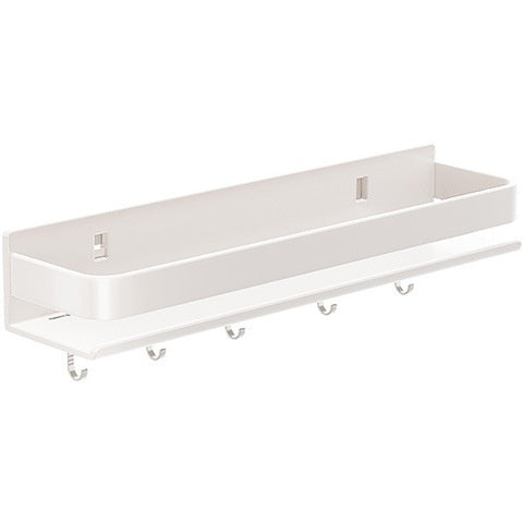 Milk White Kitchen Rack Seasoning Rack Punch-free Wall Hanging