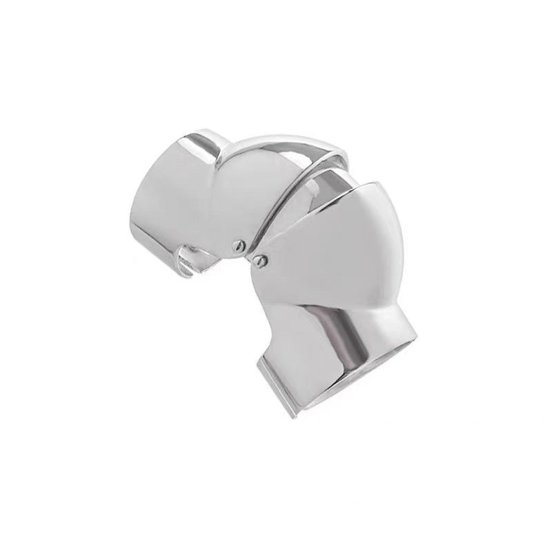 Simple Movable Couple Metal Armor Ring