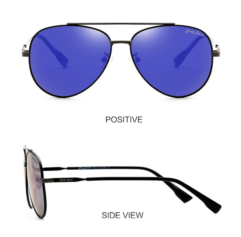 New Men's Polarized Metal Frame Sunshade Sunglasses