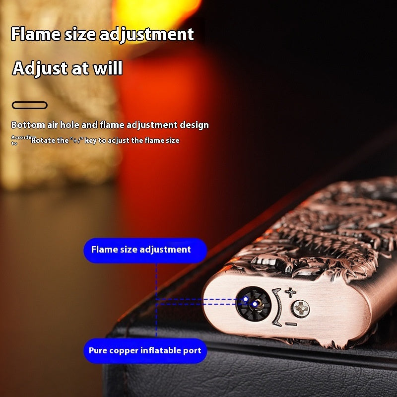 Fashion Three-dimensional Relief Dragon Lighter