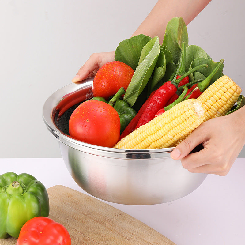 Drain, shred, wash vegetables, stainless steel basin basin