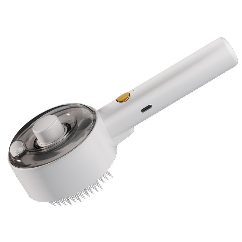 Brosse anti-poils d'animaux Brosse à vapeur pour chiens et chats Brosse autonettoyante pour chiens Toilettage Élimine les poils de chat Accessoires pour chiens et chats Produits pour animaux de compagnie