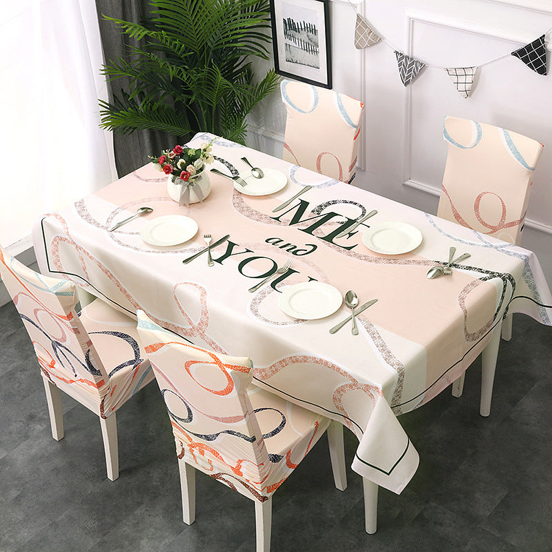 European Style Small  Cotton And Linen Tablecloth