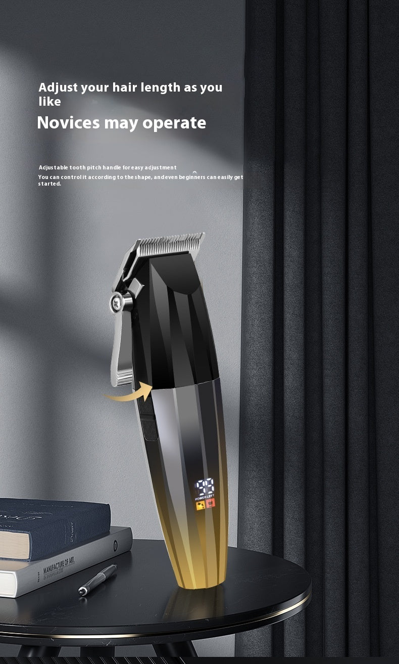 LCD Digital Display High Power Electric Hair Clipper Hair Salon Household Men