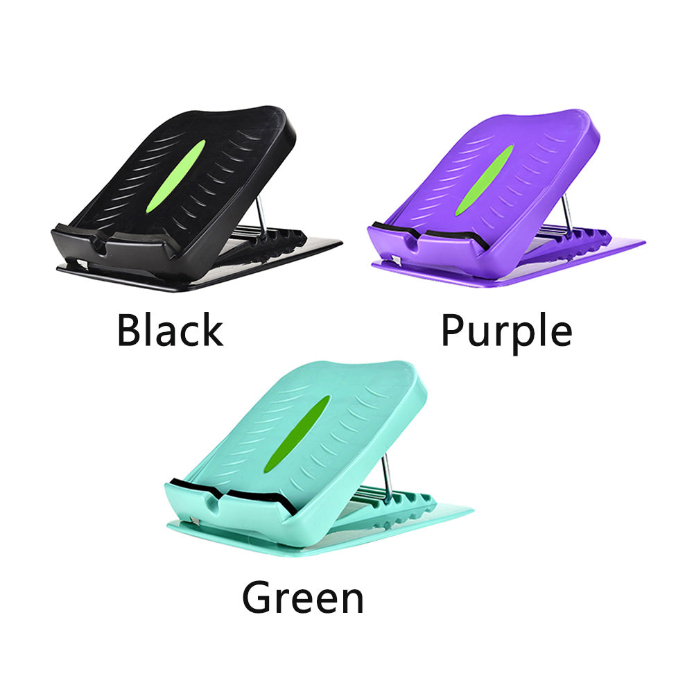 Planche Inclinée Portable de Fitness pour la Maison Réglable Intérieur Extérieur Étirement du Talon d'Achille à Assembler