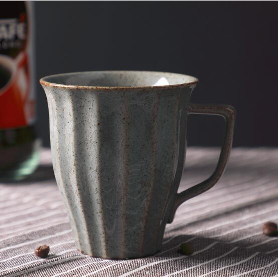 Japanese Style Ceramic Retro Breakfast Cup Stoneware Coffee Cup