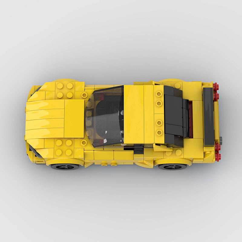 Skyline Sports Car Racing R32 Moc Small Particles Educational Education