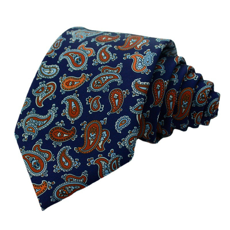 Fashion Polyester Silk Printed Men's Casual Tie