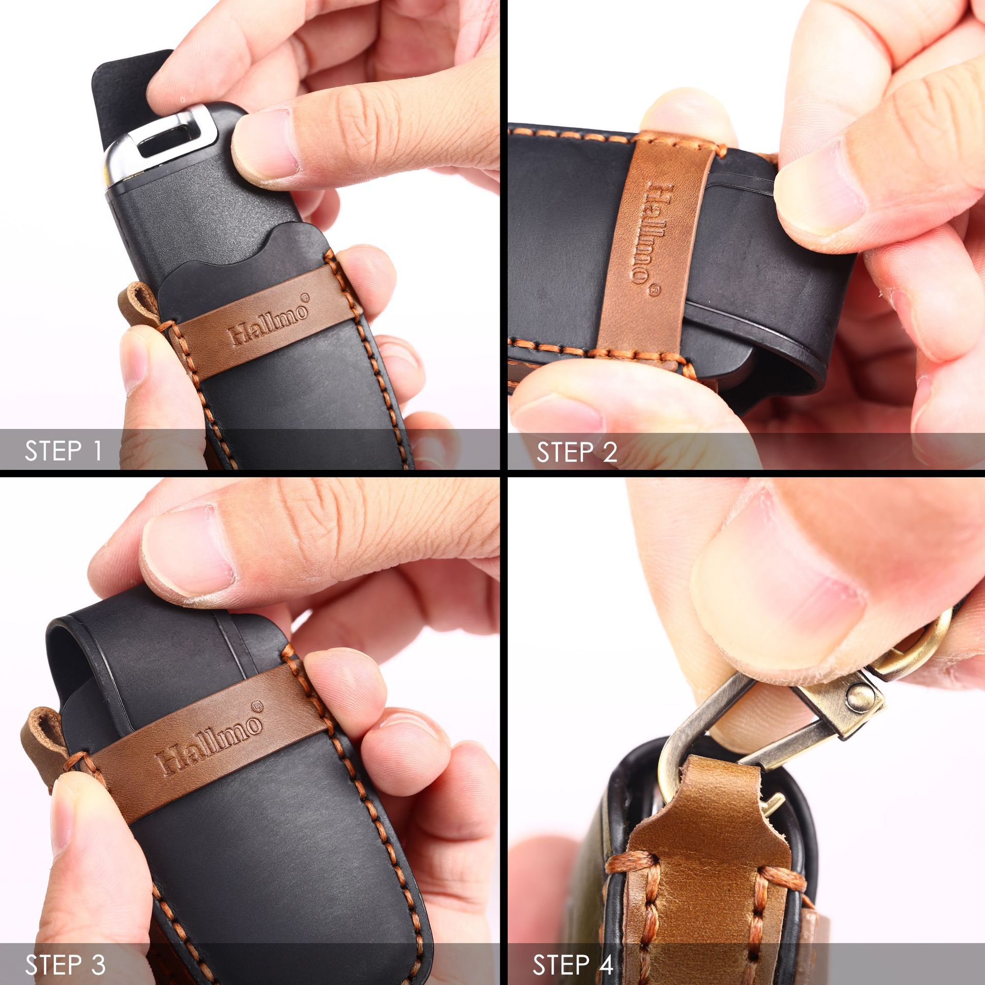 Apply To Car Key Cover Leather