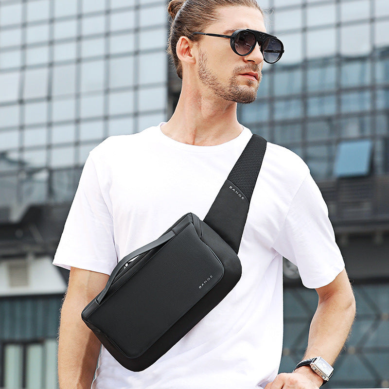 Men's Fashion Chest Bag Waterproof Portable Storage Diagonal