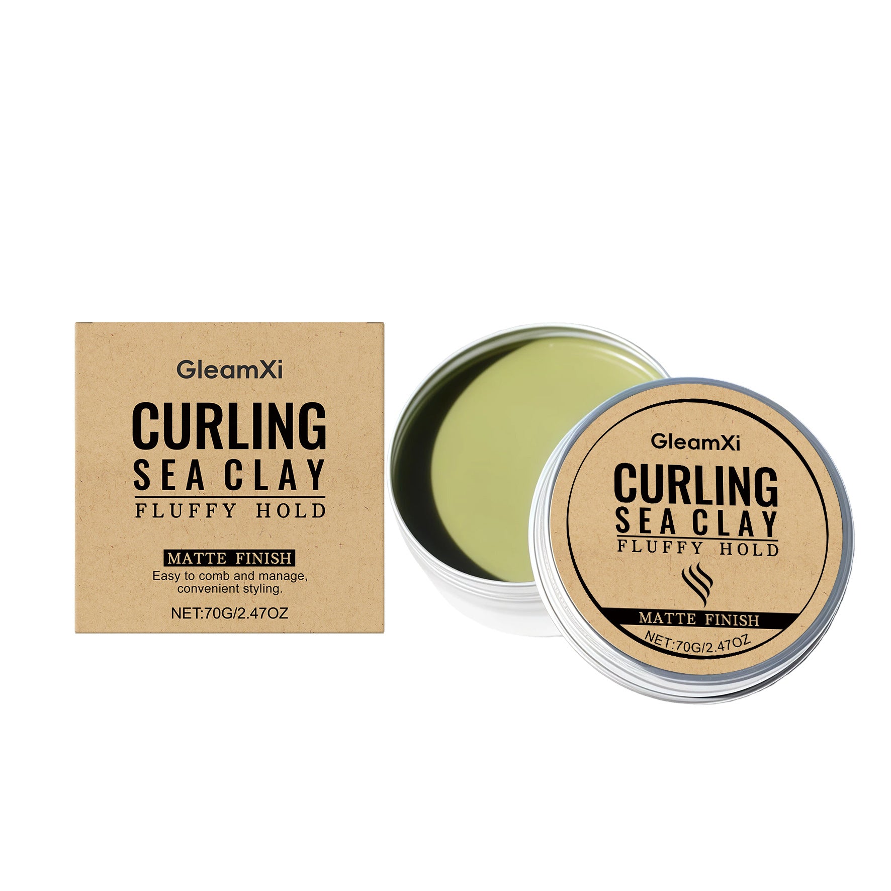 Curly Hair Styling Clay