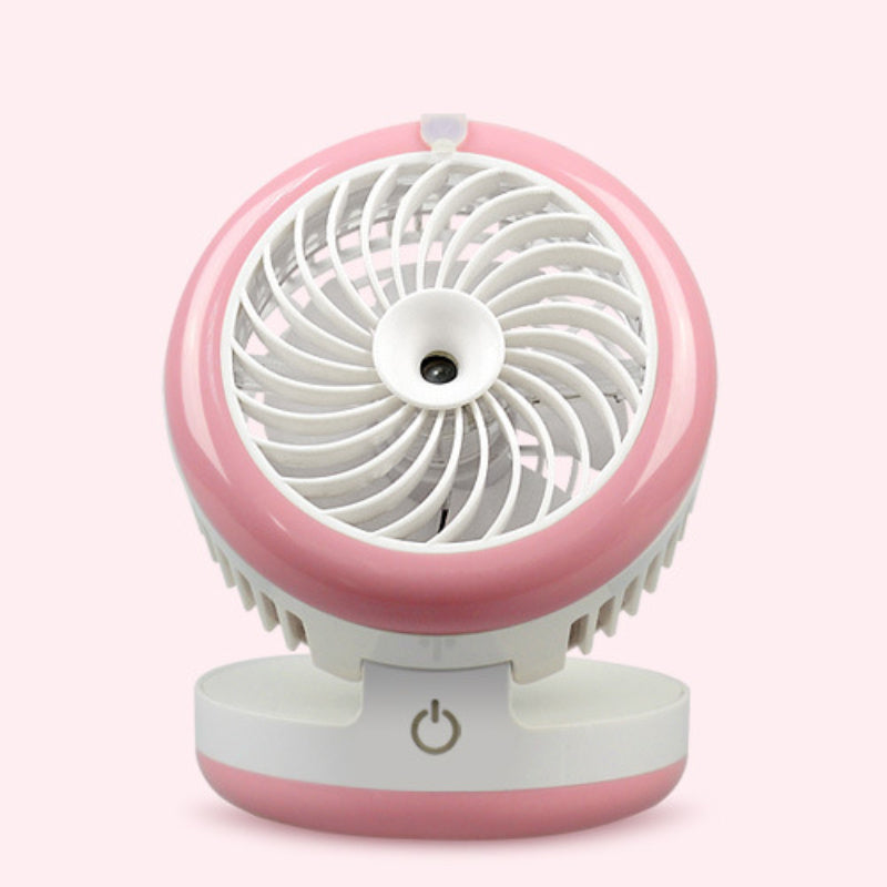 Small Portable Mini Humidification Spray Refrigeration USB Rechargeable Fan