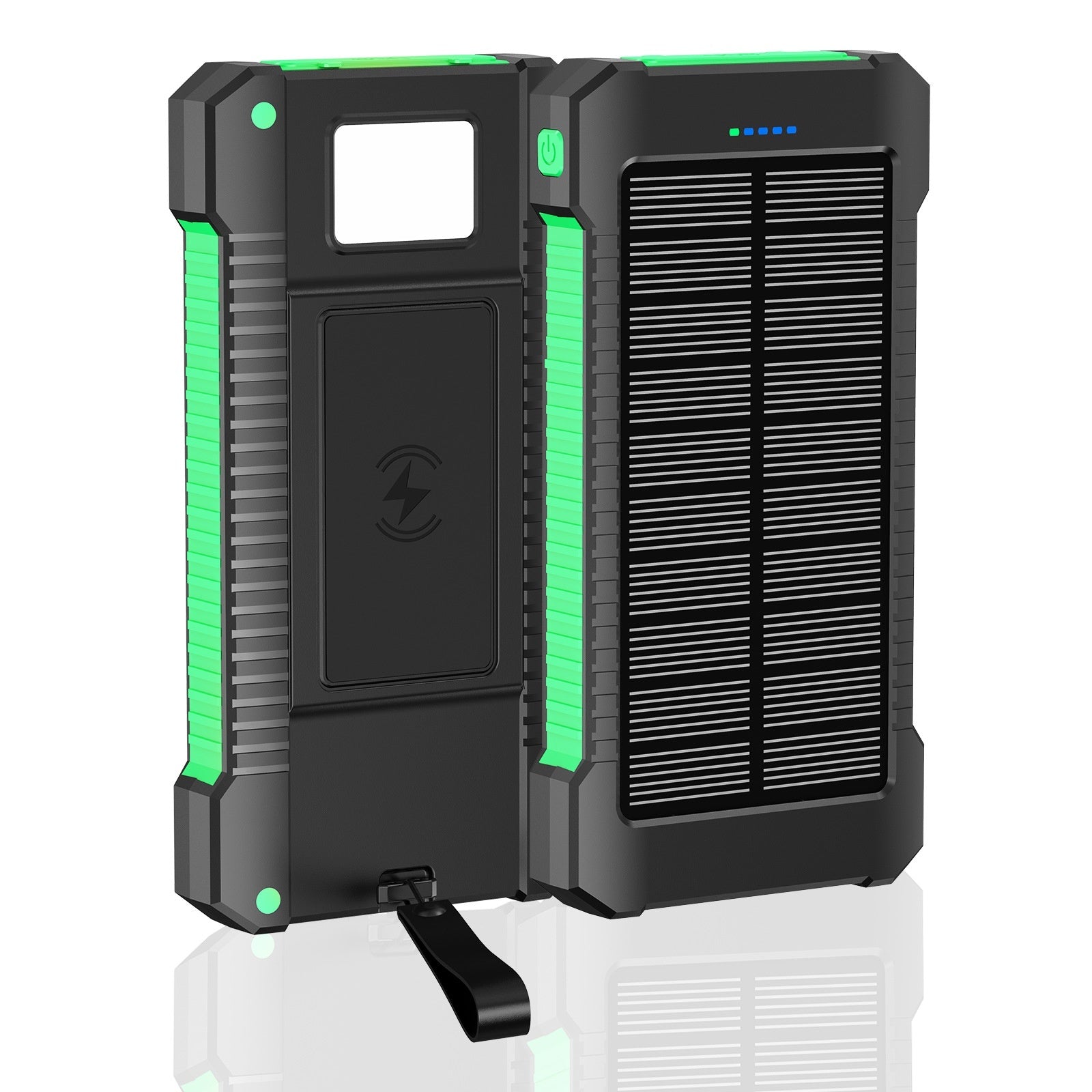Taineng Yang Wireless Charging With Built-in Cable Outdoor Mobile Power Bank