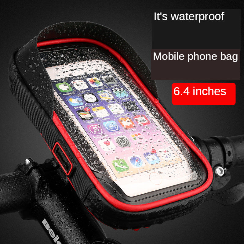 Mountain Bike Card Bag Touch Screen Phone Holder