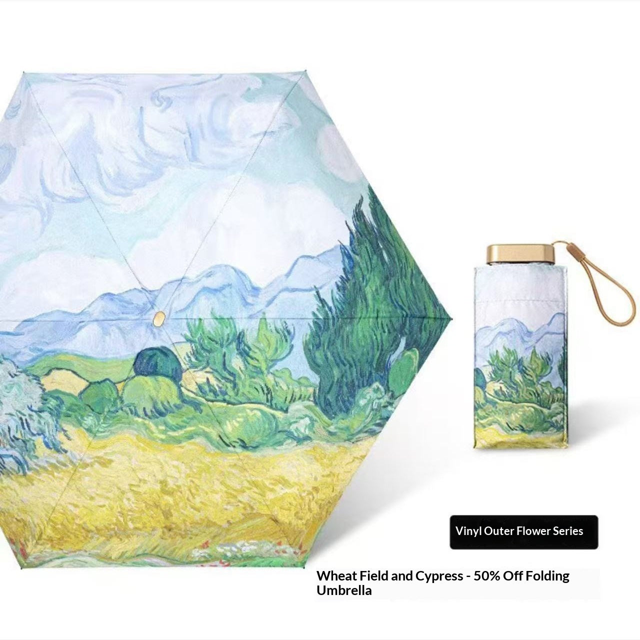 32-Rib New Chinese-Style Vintage Folding Umbrella For Sun And Rain