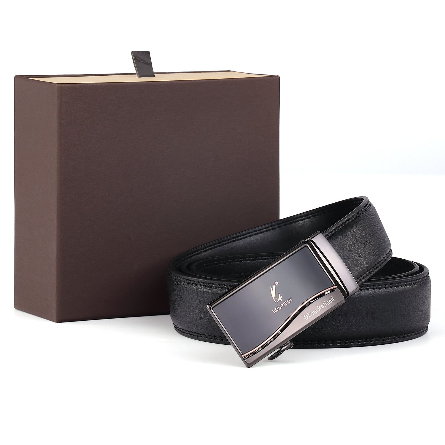 Fashion Automatic Buckle Leather Men's Belt