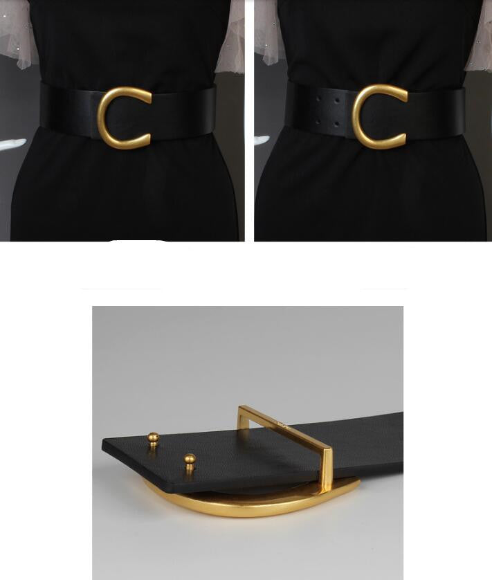 Manteau Large Ceinture Femmes Décoratif Mode Robe Assortie
