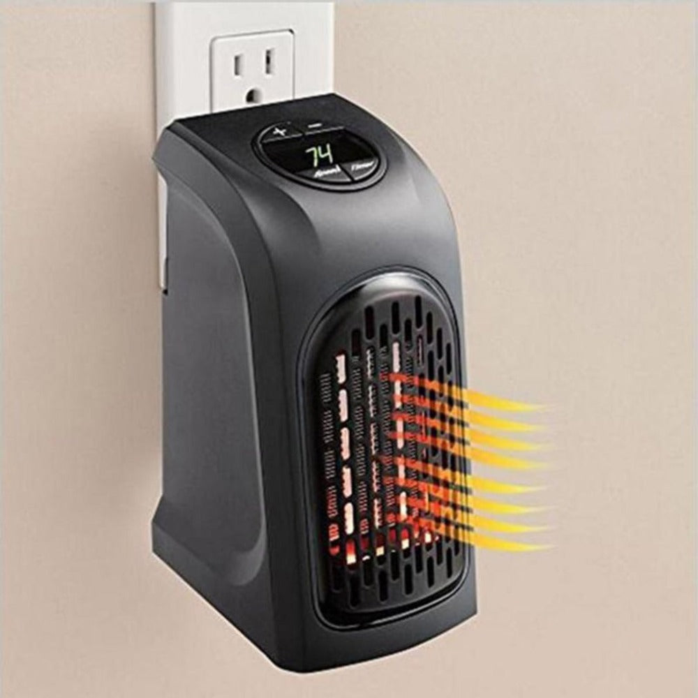 Chauffage d'appoint électrique, mini radiateur mural en céramique pour maison, bureau et camping