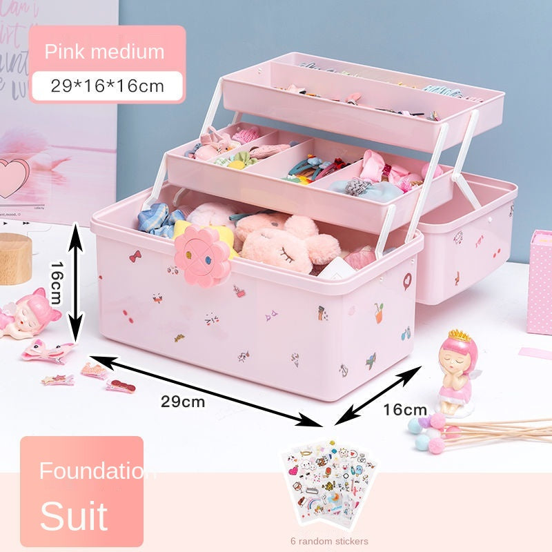 Headdress Hair Clip Ring Dressing Cute Hair Rope Jewelry Box