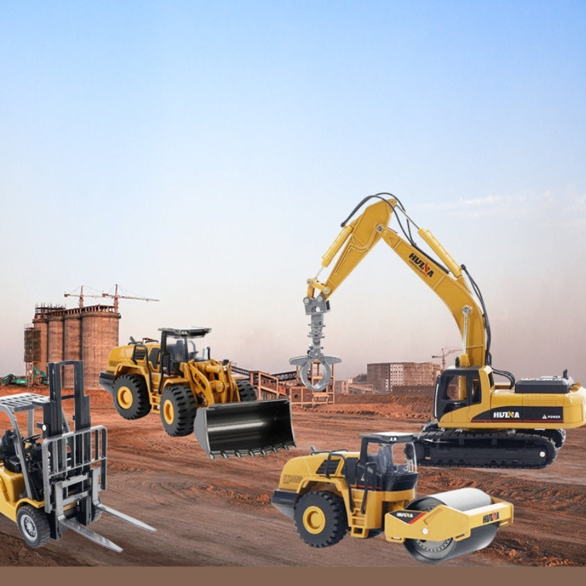 Static Interactive Alloy Toy Construction Vehicle For Children