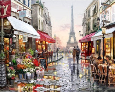 beautiful scenery painting
