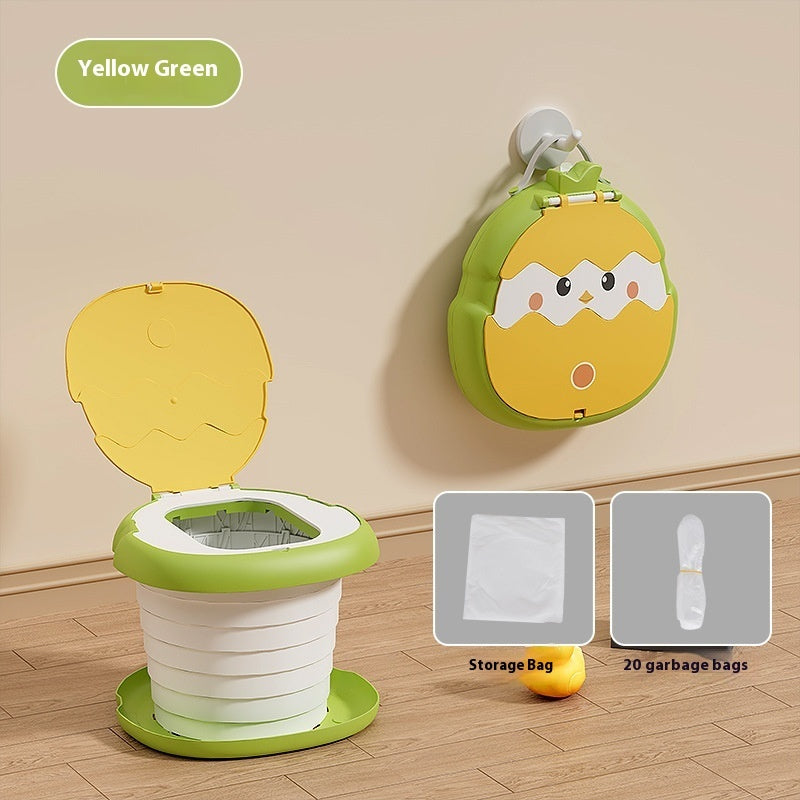 Children's Folding Toilet Camping Travel Portable Outing Toilet