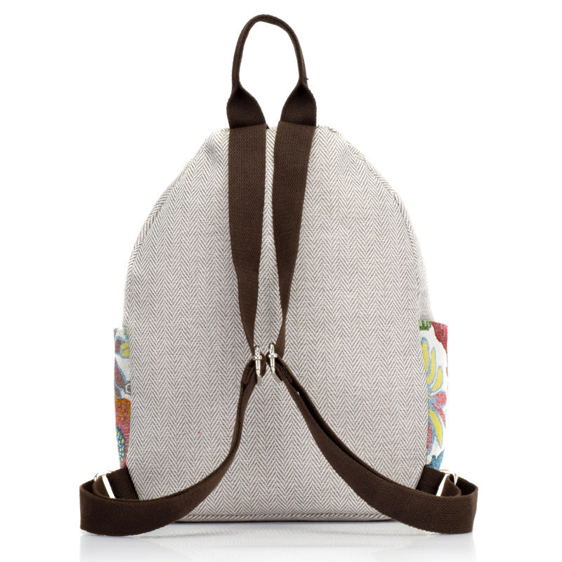 Large capacity travel backpack canvas travel bag
