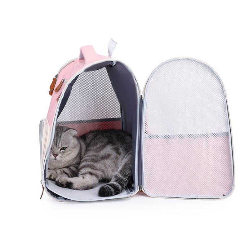 Four Sides Breathable Pet Bag Foldable Portable Oxford Cloth