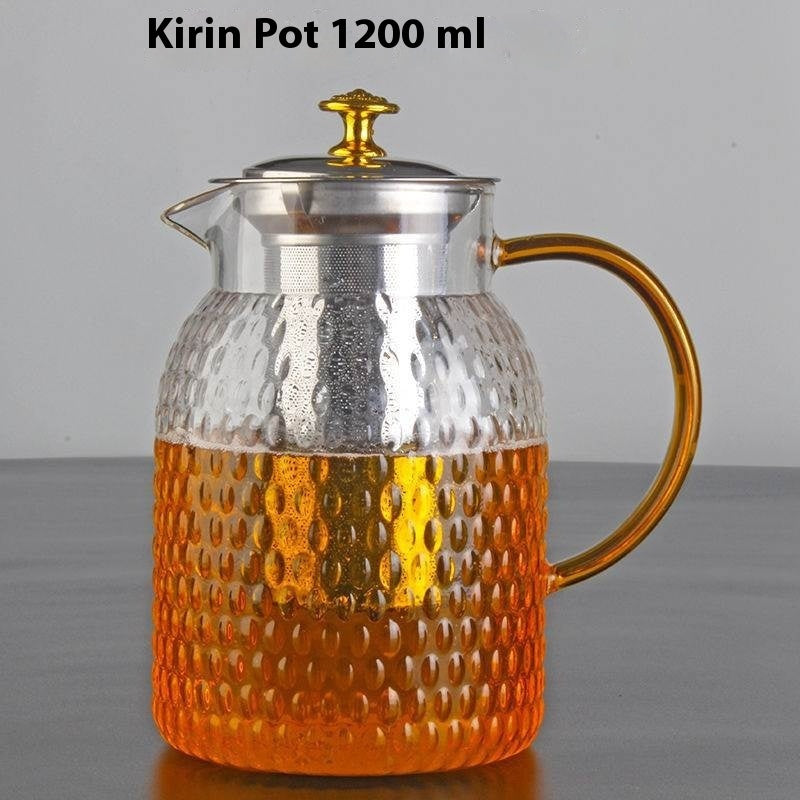 Household Heat-resistant Thick Glass Teapot Set