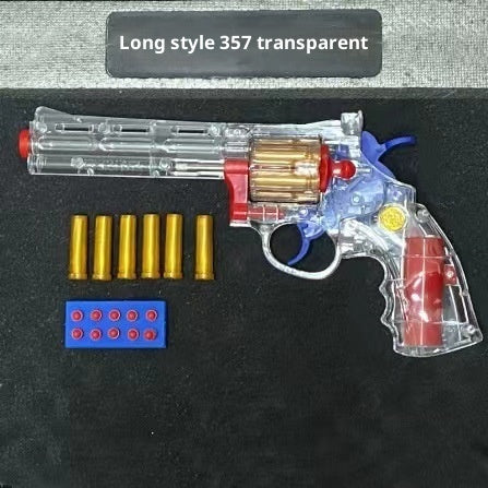 Soft Bullet Gun Rotary Pistol Boy Manual Loading
