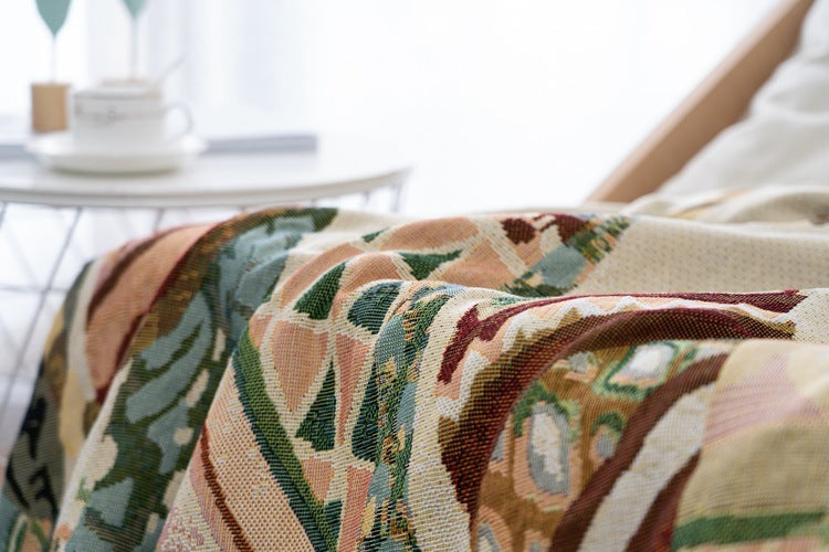 Jacquard Thread Blanket Double-Sided Woven Blanket