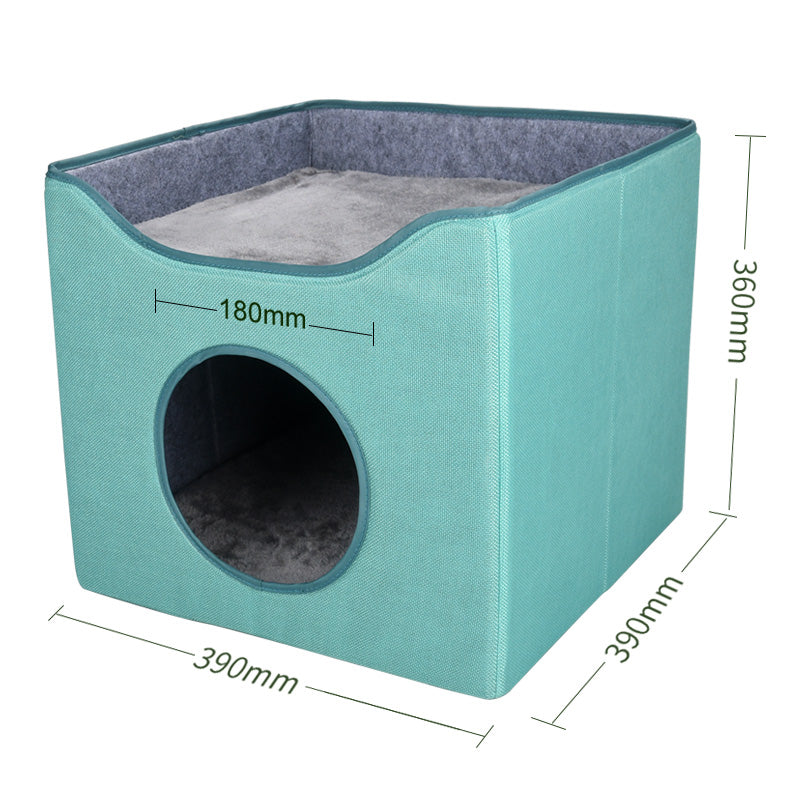 Closed, Easy To Clean, Deep Sleep, Double-Layer Four-Season Universal Large Pet Nest