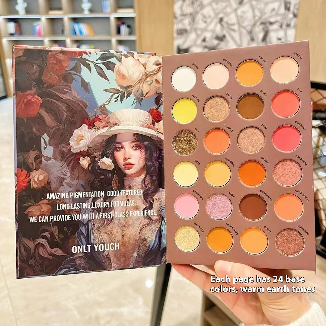 Long Lasting And Does Not Fade 72 Color Eyeshadow Book