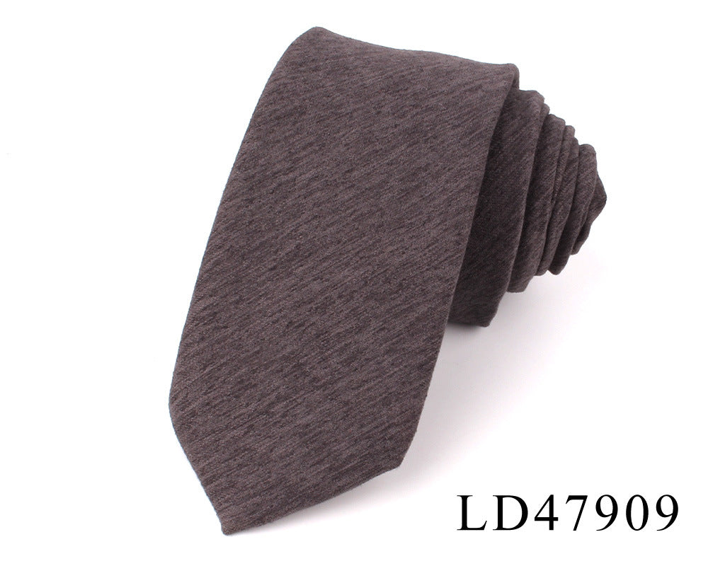 Suede Narrow 6cm Candy Suit Accessories Tie