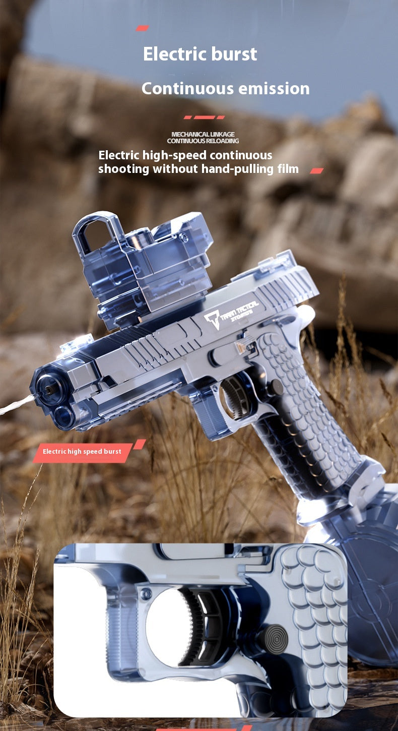 Electric With Light Water Gun Electric Continuous Hair Water Pistols