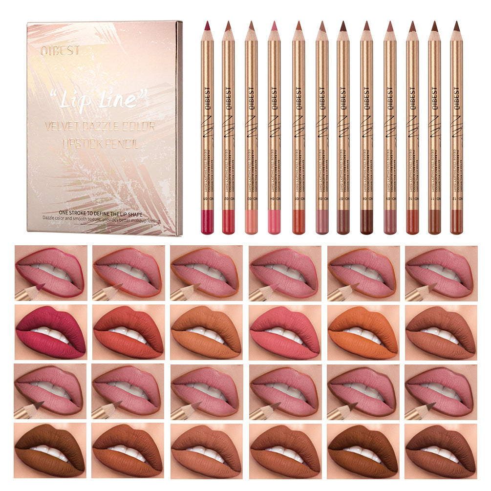 Lip Liner Suit Color Rendering Not Easy To Smudge Long Lasting
