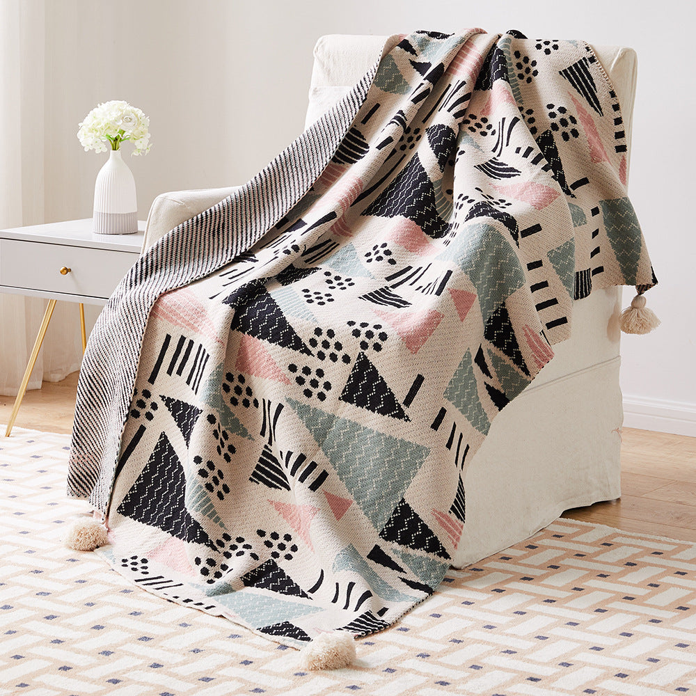 Shawl Acrylic Nap Decorative Sofa Blanket Cover