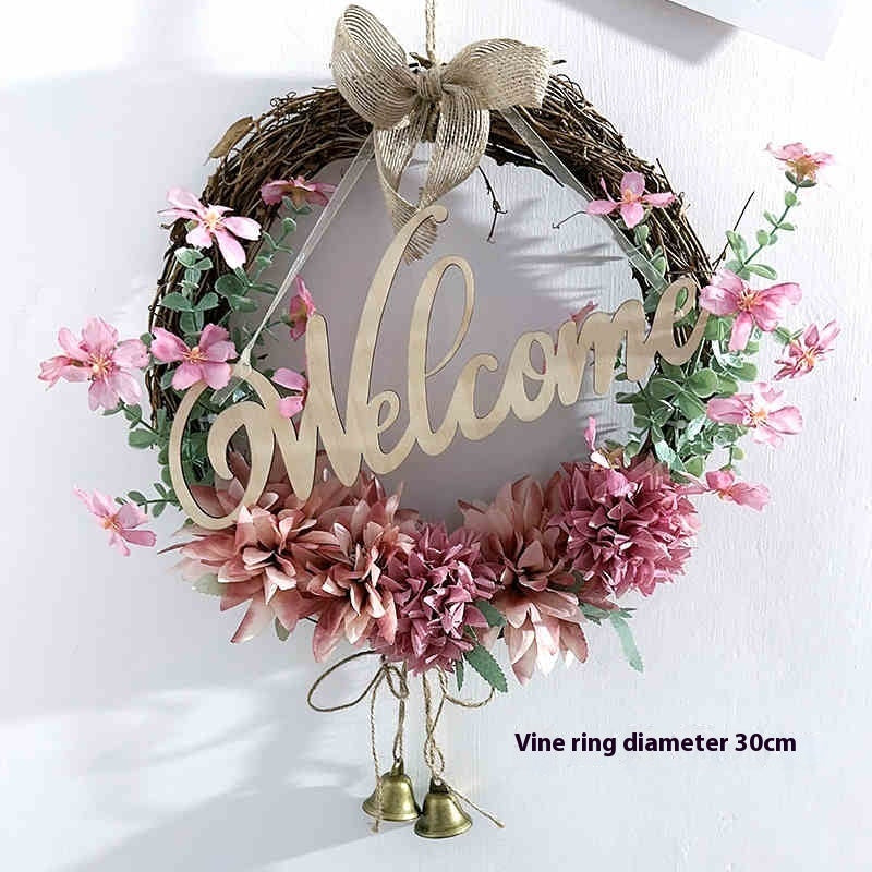 Garland Door Ornament Background Wall Decorations Welcome To Listing