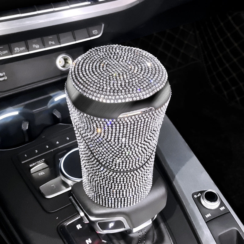 Creative And Simple Diamond Car Ashtray