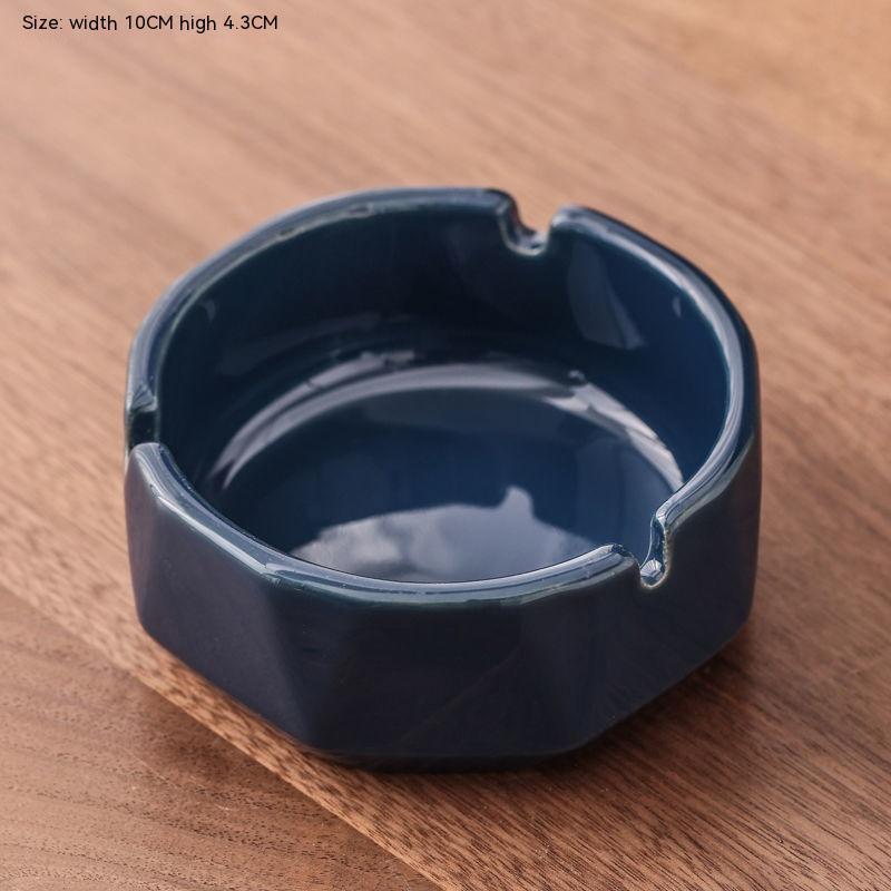 Nordic Style Light Luxury Ceramic Ashtray Household