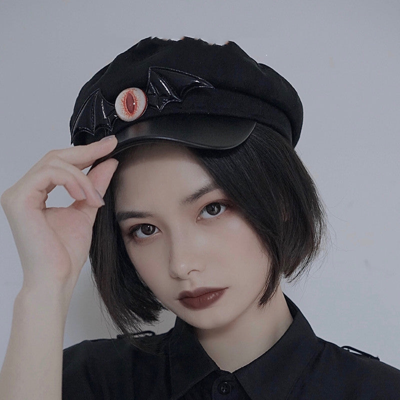Original Dark Bat Eyeball Beret