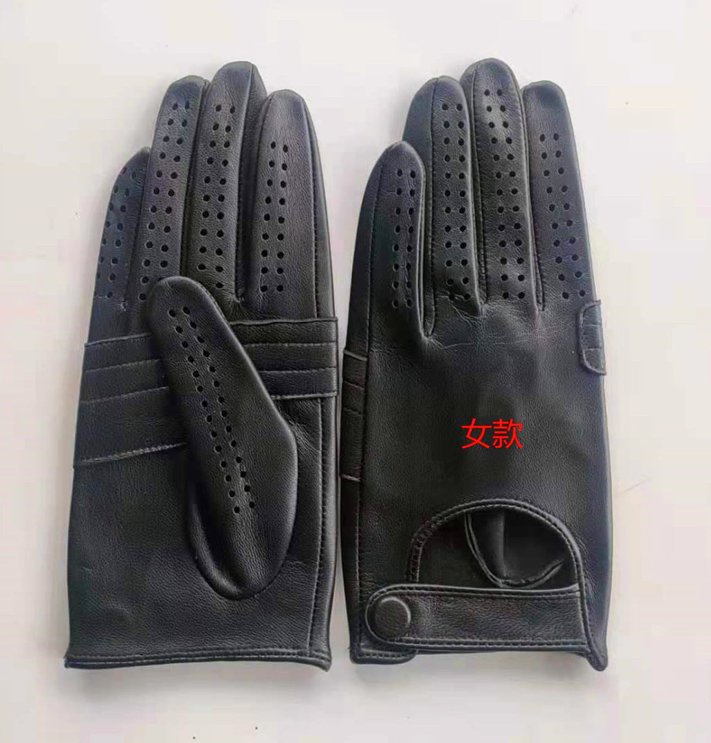 Imported Sheepskin Leather Touch Screen Men's And Women's Same Gloves Spring And Autumn Sports Driving Summer
