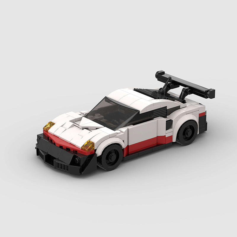 Running Car Building Block Small Particle MOC Puzzle Technology DIY Toy