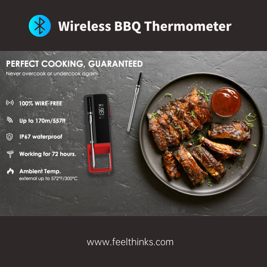 Barbecue Fork Single Needle Bluetooth BBQ Wireless Probe Food Thermometer